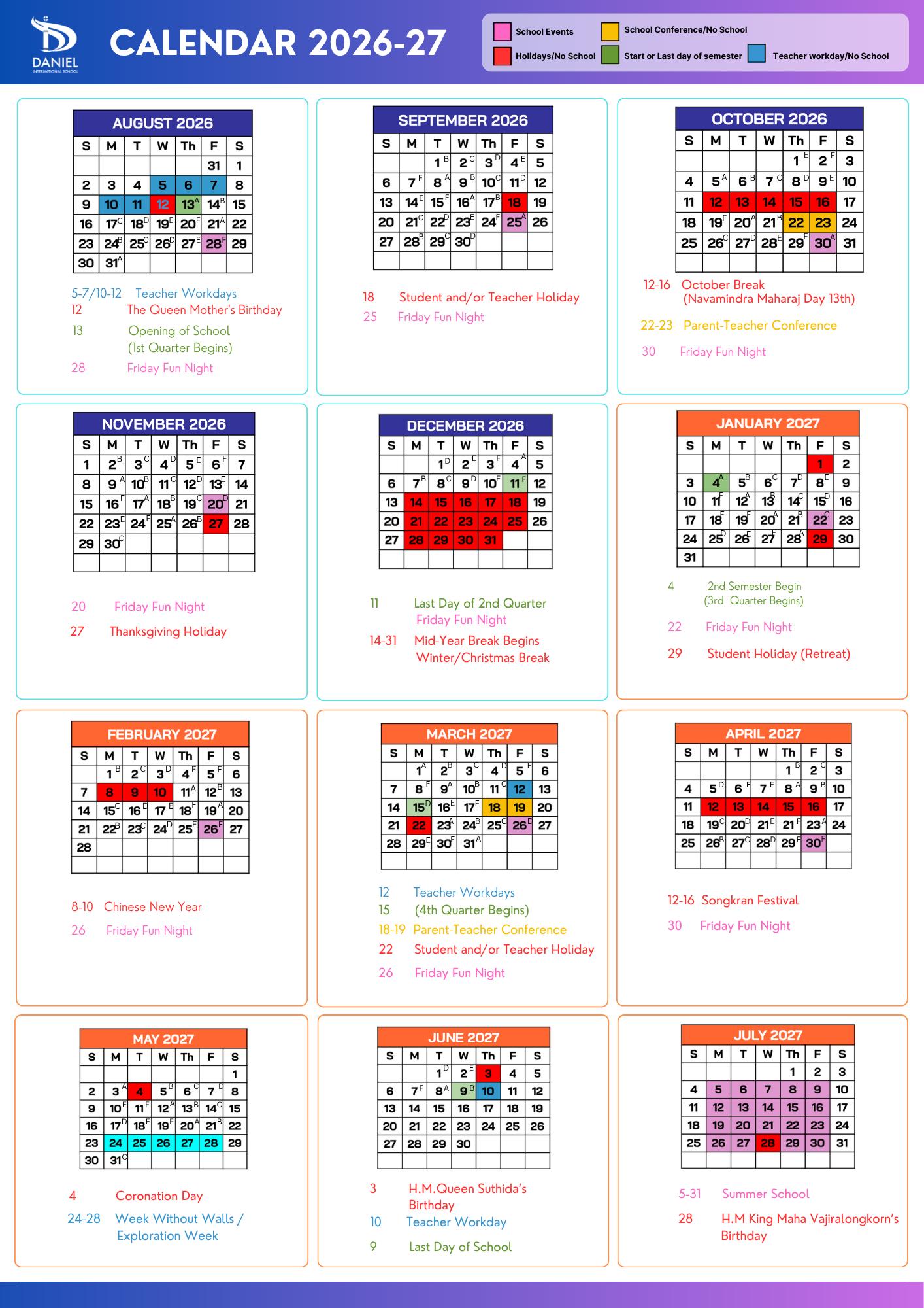 Calendar