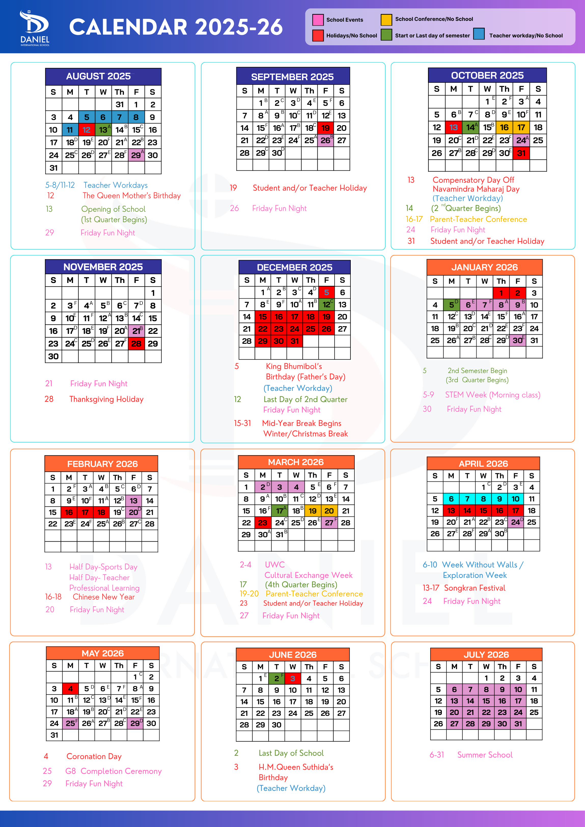Calendar